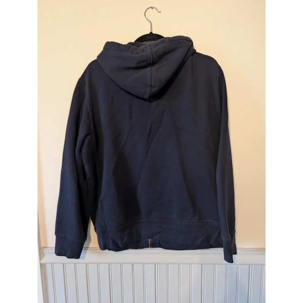 Polo Ralph Lauren Full Zip Hoodie Men Large Navy Pony Embroidered Old Money Prep